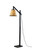 Adesso Home - 4089-01 - Floor Lamp - Walden - Black & Black Wood