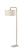 Adesso Home - 4338-21 - Floor Lamp - Justine - Antique Brass