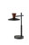 Adesso Home - 5180-01 - LED Desk Lamp - Elmore - Black W. Walnut Wood
