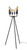 Adesso Home - 6199-01 - Six Light Floor Lamp - Rory - Black