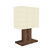 Accord Lighting - 1024.18 - One Light Table Lamp - Clean - American Walnut