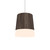 Accord Lighting - 1100.18 - One Light Pendant - Conical - American Walnut