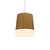 Accord Lighting - 1100LED.09 - LED Pendant - Conical - Louro Freijo