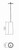 Conical One Light Pendant (116.09)