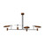 Accord Lighting - 1420.06 - Two Light Pendant - Dot - Imbuia