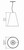 Conical One Light Pendant (1483.49)