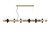 Accord Lighting - 1501.48 - 16 Light Pendant - Flow - Organic Cappuccino