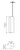 Cascade One Light Pendant (1510.12)
