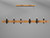 Accord Lighting - 1518.12 - Six Light Pendant - Flow - Teak
