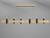 Accord Lighting - 1518.45 - Six Light Pendant - Flow - Sand