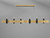 Accord Lighting - 1518.49 - Six Light Pendant - Flow - Organic Gold