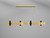 Accord Lighting - 1523.49 - Four Light Pendant - Flow - Organic Gold