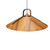 Accord Lighting - 1529.12 - One Light Pendant - Strap - Teak