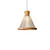 Accord Lighting - 1530.12 - One Light Pendant - Corda - Teak