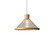 Accord Lighting - 1531.09 - One Light Pendant - Corda - Louro Freijo