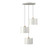 Accord Lighting - 1543.47 - Three Light Pendant - Element - Organic White