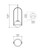 Strap One Light Pendant (1544.45)