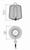 Stecche di Legno One Light Floor Lamp (3035.48)