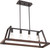 Nuvo Lighting - 60-6894 - Four Light Pendant - Outrigger - Mahogany Bronze / Nutmeg Wood
