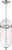 Nuvo Lighting - 60-6933 - Three Light Pendant - Fathom - Polished Nickel / Clear Glass