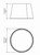 Conical LED Ceiling Mount (5100LED.50)