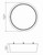 Conical LED Ceiling Mount (585LED.18)