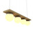 Accord Lighting - 623.49 - Four Light Pendant - Sfera - Organic Gold