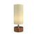 Accord Lighting - 7100.06 - One Light Table Lamp - Clean - Imbuia