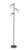 Adesso Home - 1533-22 - Three Light Tree Lamp - Phillip - Brushed Steel