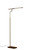 Adesso Home - 3047-15 - LED Floor Lamp - Barrett - Walnuted Ash Wood W. Antique Brass