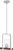 Nuvo Lighting - 60-6965 - One Light Mini Pendant - Arabel - Brushed Nickel / Nutmeg Wood