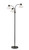 Adesso Home - 3566-01 - Three Light Floor Lamp - Presley - Black Nickel
