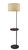 Adesso Home - 3691-01 - Floor Lamp - Oliver - Matte Black/Walnut Wood