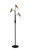 Adesso Home - 3765-01 - LED Floor Lamp - Sinclair - Black & Antique Brass