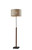 Adesso Home - 5048-15 - Floor Lamp - Ethan - Black W. Walnut Rubberwood