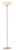 Adesso Home - 5169-02 - Two Light Torchiere - Harper - Brushed Steel