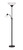 Adesso Home - 7202-01 - Two Light Torchiere - Piedmont - Black
