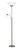 Adesso Home - 7202-22 - Two Light Torchiere - Piedmont - Brushed Steel