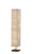 Adesso Home - 8022-15 - Three Light Floorchiere - Dune - Brushed Steel W. Walnut Rubberwood