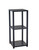 Adesso Home - AR3510-01 - Pedestal - Lawrence - Black Wood Pvc Veneer