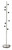 Adesso Home - WK2030-22 - Coat Rack - Swizzle - Brushed Steel