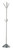 Adesso Home - WK2055-22 - Coat Rack - Pegs - Brushed Steel