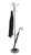 Adesso Home - WK2058-22 - Coat Rack - Brushed Steel W. Black Wood
