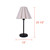 Iris One Light Table Lamp (ITL1239A23BK)
