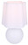 Canarm - ITL2294B18WH - One Light Table Lamp - Melina - Matte White