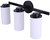 Kinslea Three Light Vanity (IVL1165A03BK-FR)