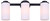 Kinslea Three Light Vanity (IVL1165A03BK-FR)