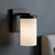 Britton One Light Wall Sconce (IVL1234A01BK-FO)
