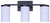 Britton Three Light Vanity (IVL1234A03BK-FO)