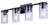 Canarm - IVL1234A04BK - Four Light Vanity - Britton - Matte Black
